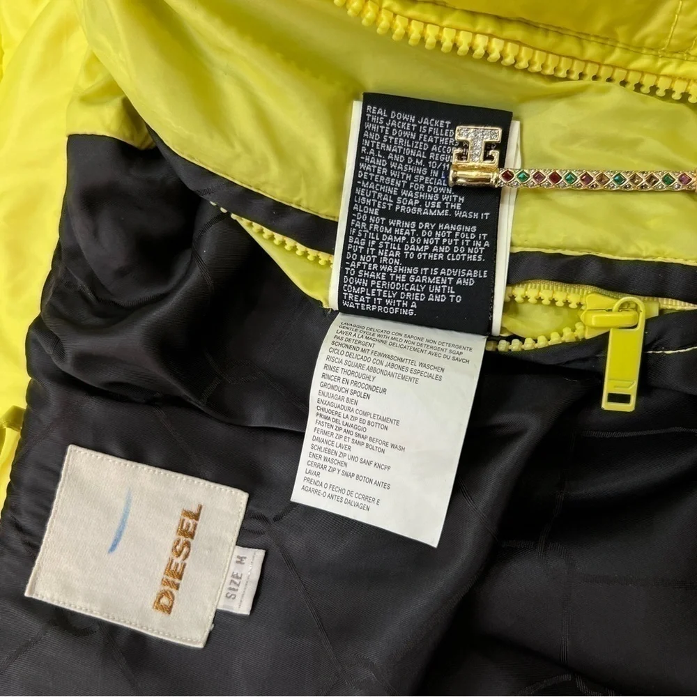 Y2K DIESEL DOWN PUFFER JACKET - Picture 16 of 16